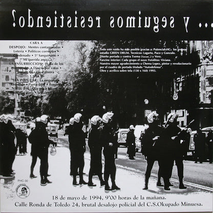 Y Seguimos Resistendo - LP - 1994 - Potencial Hardcore – PHC-30 - Vinilo Nuevo / Portada Muy Buen Estado (M/VG+)
