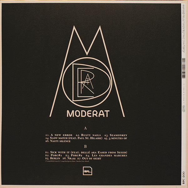 Moderat – Moderat - LP - 2009 - BPitch Control – BPC 200