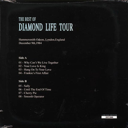 Sade - Live In London: The Best Of Diamond Life Tour - LP - Limited Edition of 500 Copies