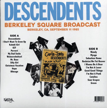 Descendents ‎– Berkeley Square Broadcast - LP - 2021 - Suicidal Records ‎– SUX286