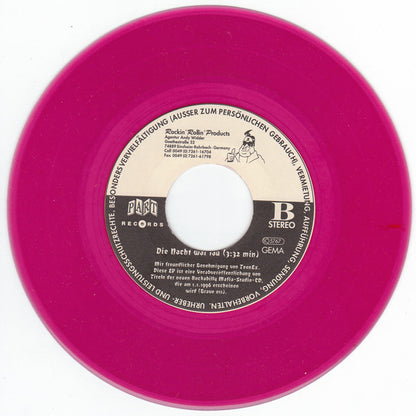 Rock-A-Billy Mafia – Jubiläumssong - 7" - Rojo / Red - 1995 - Part Records – PART-EP 016.001, Graveyard Records – Grave 010 - Como Nuevo / Like New (M- / Generic)