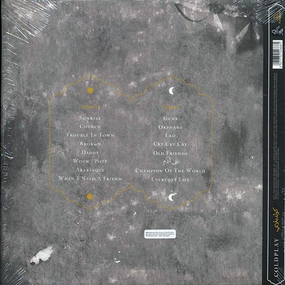 Coldplay ‎– Everyday Life - 2xLP - Clear - Gatefold Sleeve - Includes a booklet