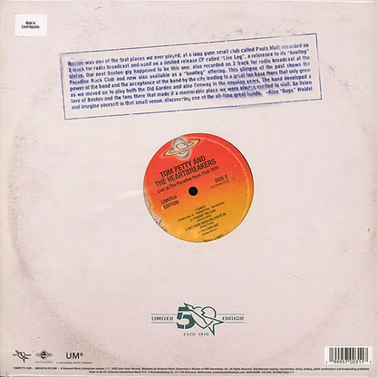 TOM PETTY & THE HEARTBREAKERS LP July 16, 1978 - Paradise Theater, Boston, MA