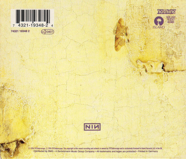 Nine Inch Nails – The Downward Spiral - CD - Digipak - CD Como Nuevo (M-) / Portada Muy Buen Estado (VG+)