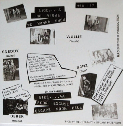 External Menace - No Views E.P (7", EP, RE)