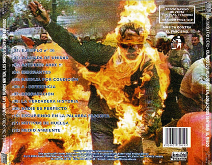 Escuela De Odio – Cuando Los Mudos Griten, Los Sordos Sentirán El Miedo - CD - 2000 - Santo Grial Records – SG 110 CD - CD Como Nuevo (M-) / Portada Como Nueva (M-)