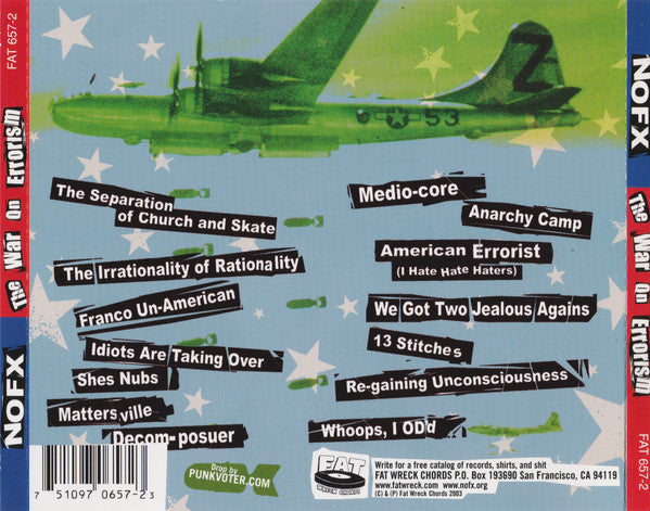 NOFX – The War On Errorism - CD