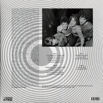 The Velvet Underground – Live At End Cole Ave 1969 - 2xLP - Includes lengthy essay/liner-notes.