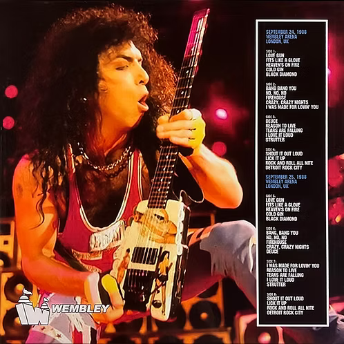 KISS BOX SET 4xLP Crazy Nights 1988 (Blue Translucid Coloured Vinyls)