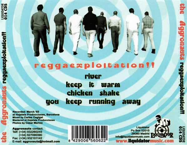The Aggronauts – Reggaexploitation!! - CD - 2002 - Liquidator – LQ 014 CDS