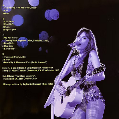 TAYLOR SWIFT 2xLP Telling Tales - The Lost Broadcasts (Silver Coloured Vinyls)