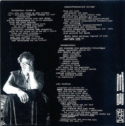 Bombenalarm – Bombenalarm - 7" - Blanco/White - 2004 - Unsociable – Hellache 008 - Como Nuevo / Like New (M- / M-)