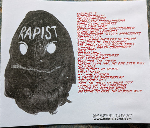 Rupture - Sex, Drugs And Rupture (CD, Album, RE)