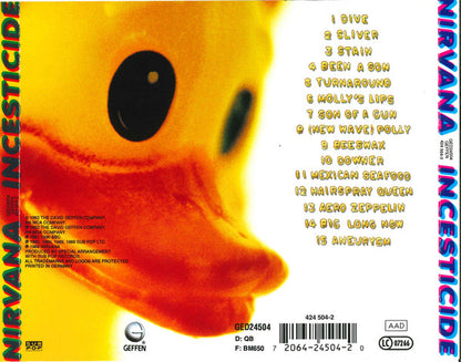 Nirvana – Incesticide - CD - Nuevo sin usar pero no precintado / New and unplayed but not sealed.