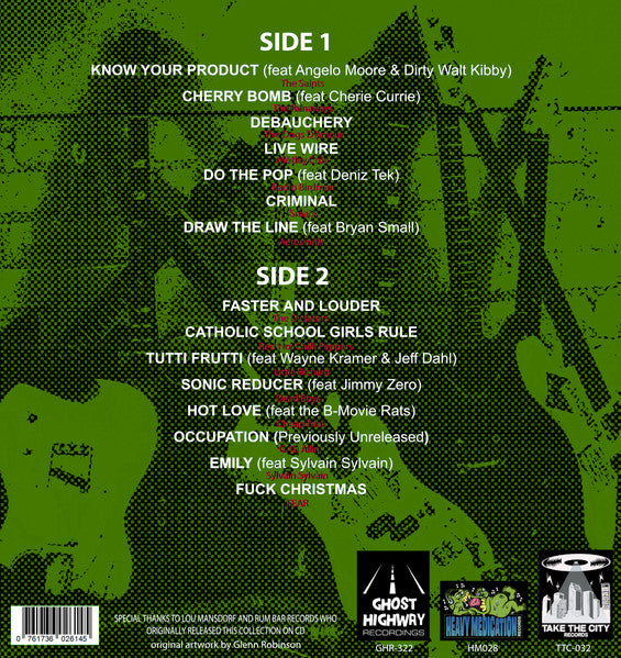 The Streetwalkin' Cheetahs - Best of All The Covers (And More) (LP, Comp)