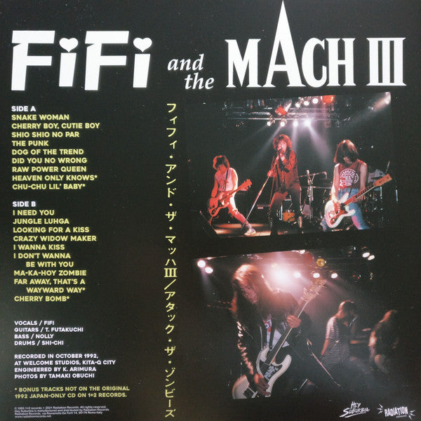 Fifi And The Mach III - Attack The Zombies (LP, Album, Ltd, RE, Green Translucent)