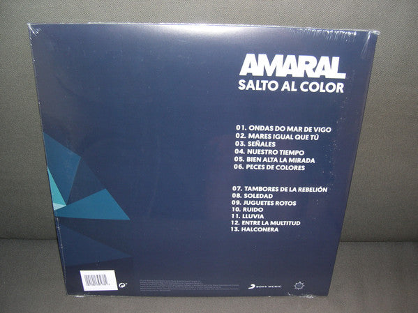 Amaral ‎– Salto Al Color - LP - Electric Blue - Incluye Lámina Numerada - 2019 - Sony Music ‎– 19075971901, Discos Antártida ‎– 19075971901