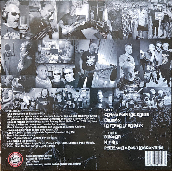 Espasmodicos - Canciones Olvidadas (12", EP)