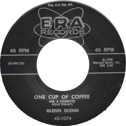 Glenn Glenn – Laurie Ann / One Cup Of Coffee And A Cigarette - 7" - Unofficial - Era Records – 45-1074 - Vinilo Como Nuevo / Portada Genérica (M-/Generic).