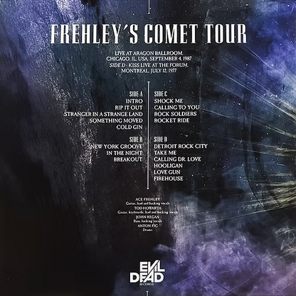 FREHLEY'S COMET - KISS 2xLP Frehley's Comet Tour (Light Blue) 106 Number Copies