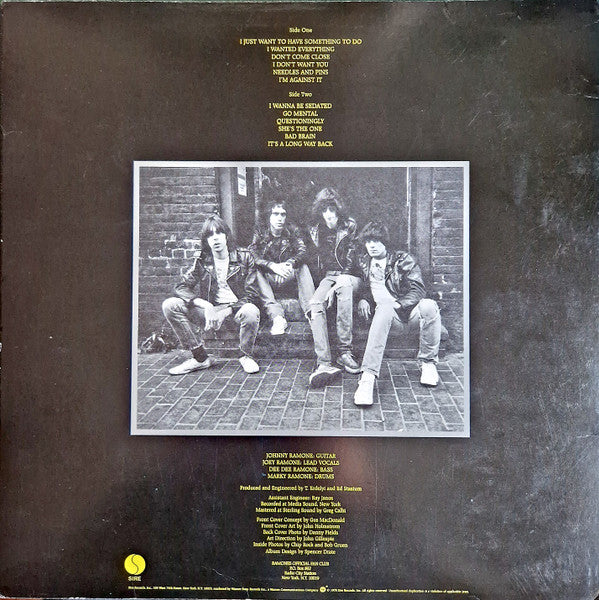 Ramones ‎– Road To Ruin - LP - 180 gram - 2001 - Sire ‎– SRK 6063 - Vinilo Como Nuevo / Portada Muy Buen Estado (M-/VG+)