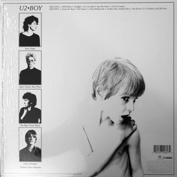 U2 – Boy - LP - Record Store Day, Limited Edition, Reissue, Remastered, White, 40th Anniversary Edition - 2020 - Island Records – 0749627, UMC – 0749627