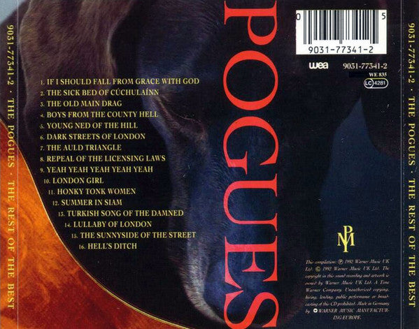 The Pogues – The Rest Of The Best - CD - WEA – 9031-77341-2, Pogue Mahone Records – 9031-77341-2