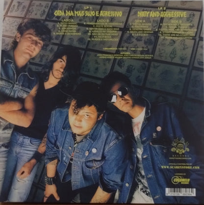 Ratos De Porão - Cada Dia Mais Sujo E Agressivo / Dirty And Aggressive (2xLP, Album, RE)