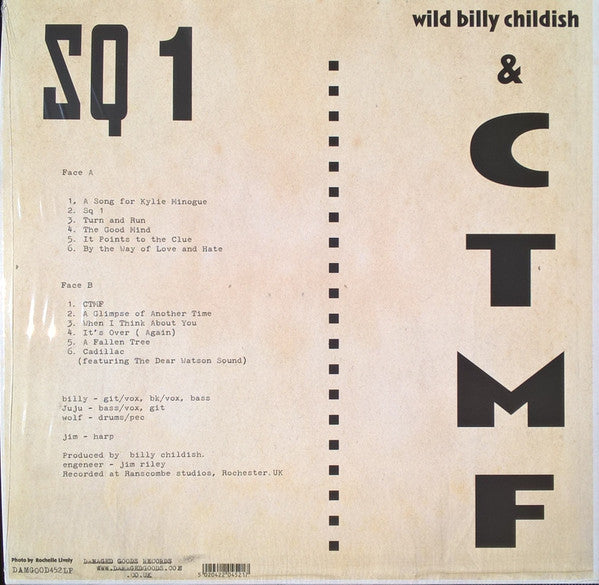 Wild Billy Childish & CTMF - SQ 1 (LP, Album, Verde / Green)