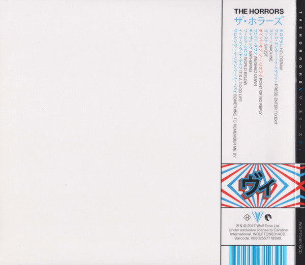 The Horrors – V - CD - 2017 - Wolf Tone – WOLFTONE014CD, Caroline International – WOLFTONE014CD