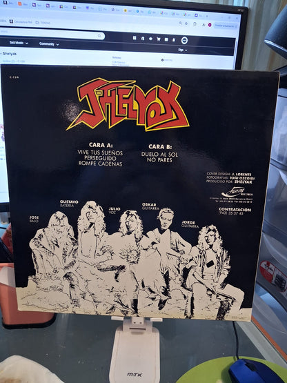 Shelyak – Shelyak - LP - Incluye Insert / With Insert - 1989 - Justine – C-124 - Vinilo Muy Buen Estado / Portada Muy Buen Estado (VG+/VG+)
