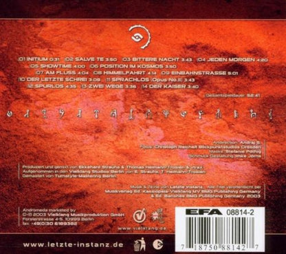 Letzte Instanz – Götter Auf Abruf - CD- Digipak - 2003 - Andromeda – EFA 08814-2