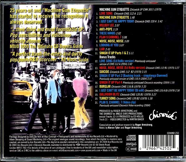 The Damned – Machine Gun Etiquette - CD