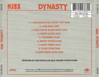 Kiss – Dynasty - CD