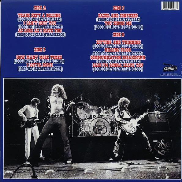 Led Zeppelin – Evolution Is Timing: 1969 Radio Sessions - 2xLP - Blue - Limited Edition of 300 Copies