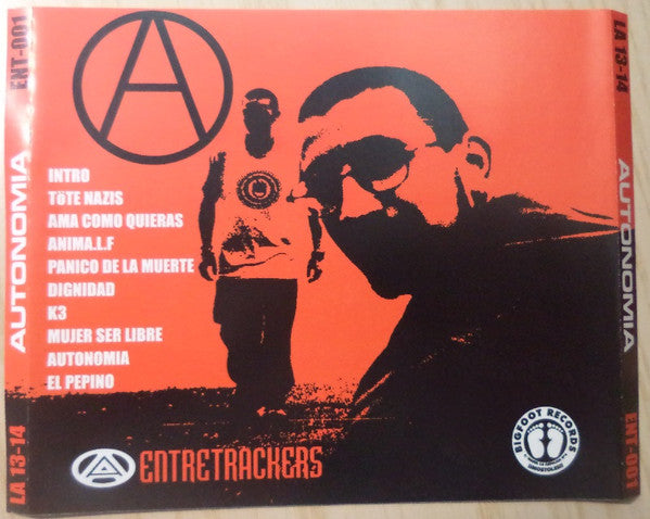 La 13-14 – Autonomia - CD - 1999 - Entretrackers – ENT-001