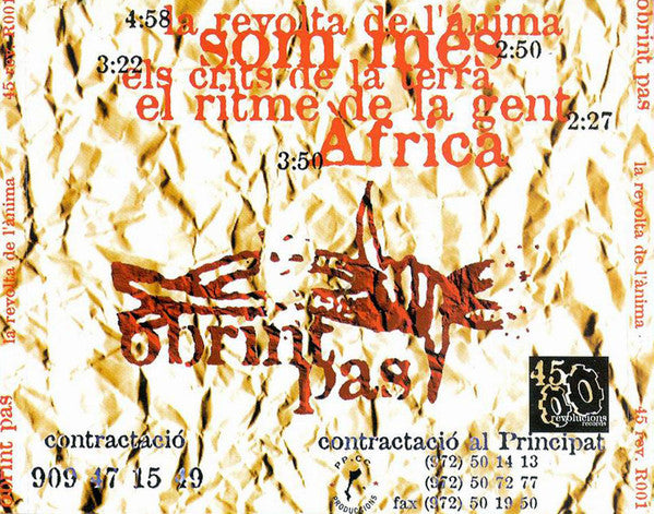 Obrint Pas – La Revolta De L'Ànima - CD - 1997 - 45 Revolucions Records – 001