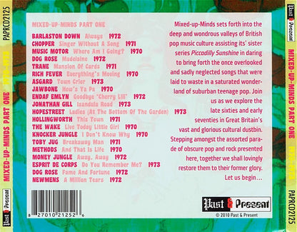 Mixed-Up-Minds Part One (Obscure Rock And Pop From The British Isles 1970-1973) - CD - NUEVO / PRECINTADO - NEW / SEALED.