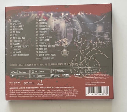 Sepultura, Tamboursdubronx – Metal Veins (Alive At Rock In Rio) - CD + DVD - 2022 - Ear Music – 0214867EMX, Ear Music Classics – 0214867EMX, Edel – 0214867EMX, Mercury Studios – 0214867EMX
