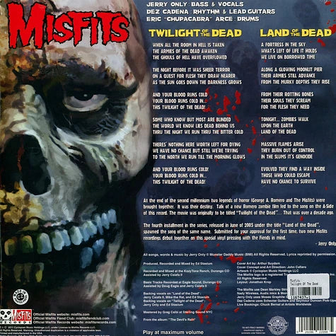 Misfits Twilight Of The Dead - 12"