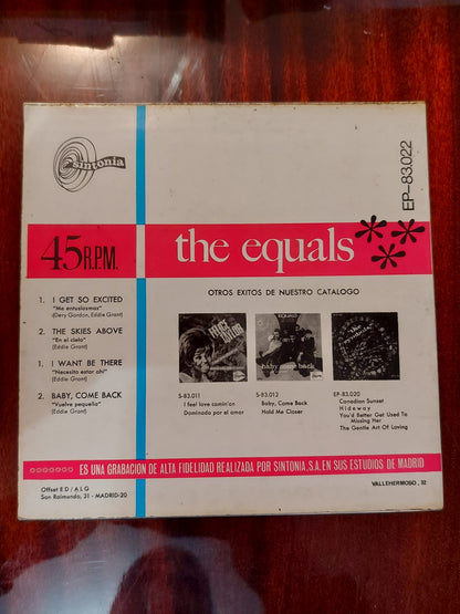 The Equals ‎– The Equals - 7" - Edición Española - 1968 -  Sintonia ‎– EP 83.022, President Records ‎– EP 83.022 - En estado Aceptable (VG/VG+)