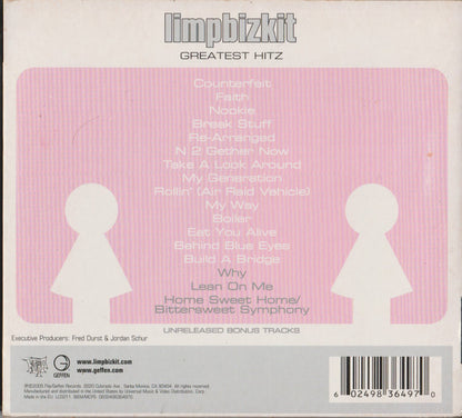 limpbizkit – Greatest Hitz - CD - Slide Case