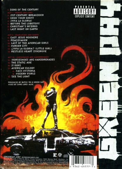 Green Day ‎– 21st Century Breakdown - CD - Digibook - Limited Edition - CD Muy Buen Estado (VG+) / Portada Como Nueva (M-)