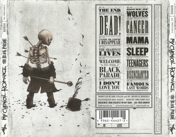 My Chemical Romance – The Black Parade - CD - 2006 - Reprise Records – 9362 44427-2