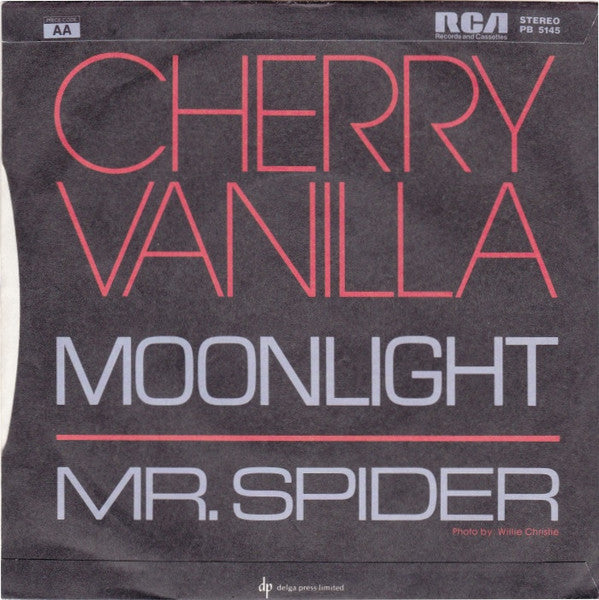 Cherry Vanilla ‎– Moonlight - 7", 45 RPM, Single - 1979 - RCA Victor ‎– PB 5145 - Vinilo Nuevo M) / Portada Muy Buen Estado (VG+)