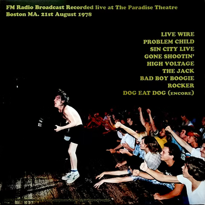 AC/DC LP Boston Babies Play Live!