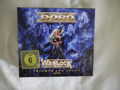 Doro / Warlock – Triumph And Agony - Live - CD + Blu-ray + Cassette Box Set - NUEVO / PRECINTADO - NEW / SEALED.
