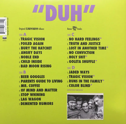 Lagwagon ‎– Duh - 2xLP - Deluxe Edition - 2011 - Fat Wreck Chords ‎– FAT781-1