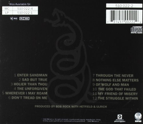 Metallica – Metallica - CD - CD Muy Buen Estado (VG+) / Portada Muy Buen Estado (VG+)