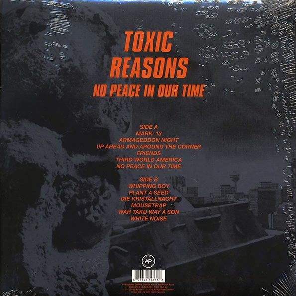Toxic Reasons ‎– No Peace In Our Time - LP - Clear - Gatefold Sleeve - Limited edition; 1000 copies made